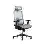 Ergonomic Chair, grey, mesh, 49-60 cm, assembled