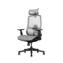 Ergonomic Chair, grey, mesh, 49-60 cm, assembled
