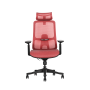 Ergonomic Chair, red, mesh, 49-60 cm