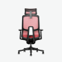 Ergonomic Chair, red, mesh, 49-60 cm