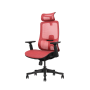 Bürostuhl ergonomisch, rot, Mesh, Sitzhöhe 49-60 cm