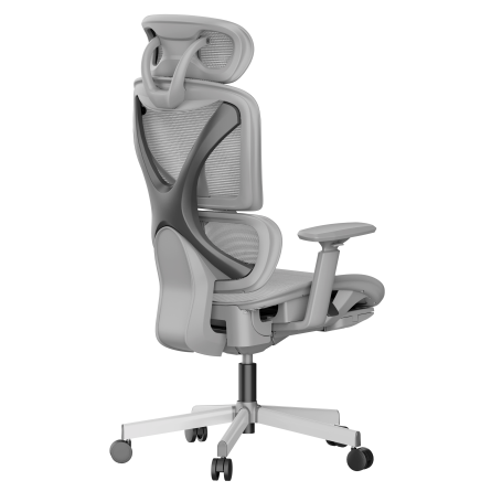 Sedia da ufficio "RELAX", grigio, altezza 48-58 cm