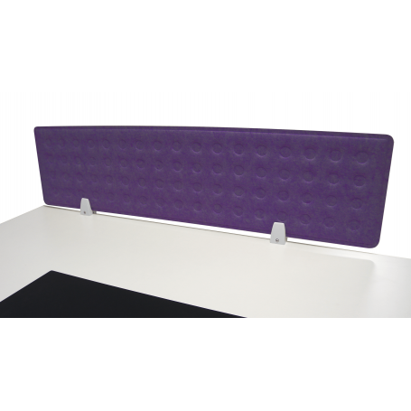Separation Screen 118x30cm purple for desk