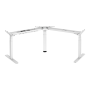 Height-adjustable angled table frame 62-128 cm (SUVA compliant) white