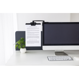 Dokumente am Bildschirm platzieren | für ergonomische Haltung