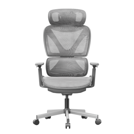 Sedia da ufficio "RELAX", grigio, altezza 48-58 cm