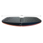 Balance board wood/rubber