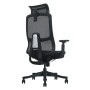 Chaise de bureau ergonomique, noir, mesh, 43-54 cm