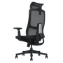 Sedia ergonomica, mesh nera, 49-60 cm