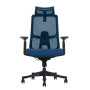 Ergonomic Chair, blue, mesh, 43-54 cm, assembled