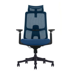 Bürostuhl ergonomisch, blau, Mesh, Sitzhöhe 49-60 cm Bürostuhl ergonomisch, blau, Mesh, Sitzhöhe 49-60 cm