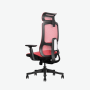 Ergonomic Chair, red, mesh, assembled