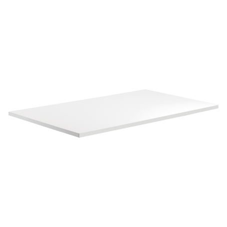 Plateaux de table blanc, profondeur 75 cm de large, disponible en 3 largeurs