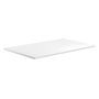 Plateaux de table blanc, profondeur 75 cm de large, disponible en 3 largeurs