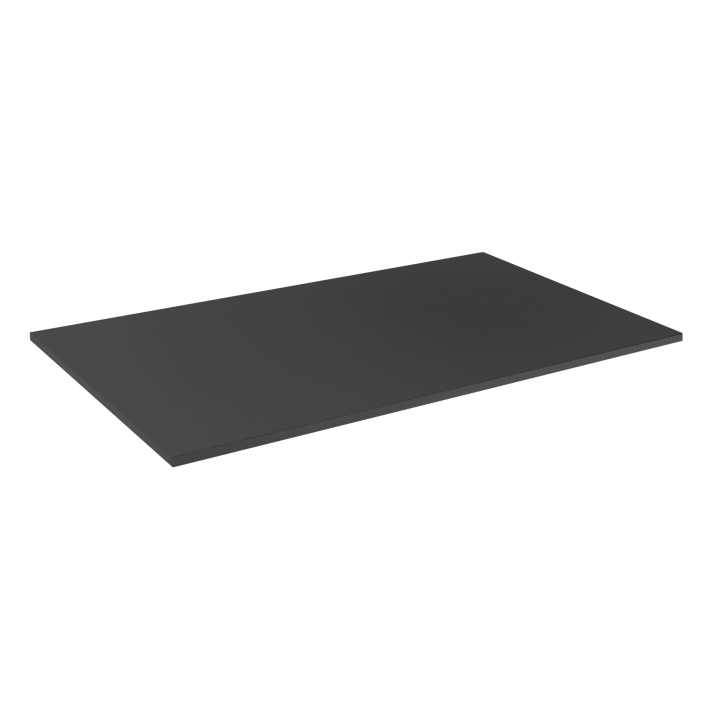 Plateaux de table noir, profondeur 75 cm de large, disponible en 3 largeurs