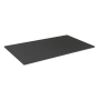 Black tabletop, 75 cm deep, available in 3 widhts