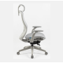 Stylish, full-colour grey office chair with Italian Donati mechanism