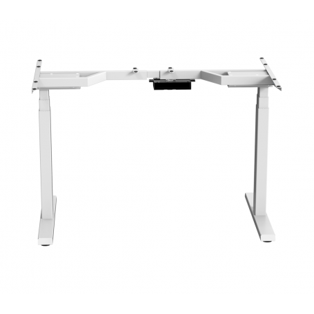 Piètement réglable en hauteur 62-128cm (SUVA conforme), blanc