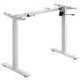 Piètement réglable en hauteur 71-119cm blanc (sans dessus de table)