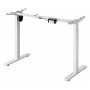 Height-adjustable desk frame 71-119cm white (without table top)