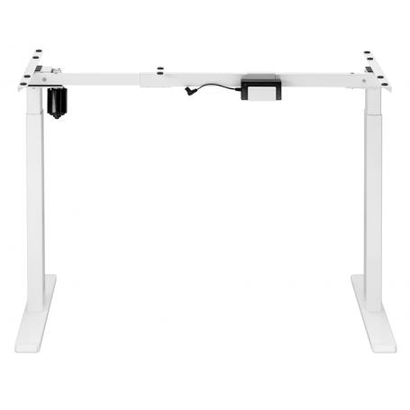 Höhenverstellbares Tischgestell 71-119cm weiss (ohne Tischplatte)
