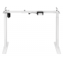 Piètement réglable en hauteur 71-119cm blanc (sans dessus de table)