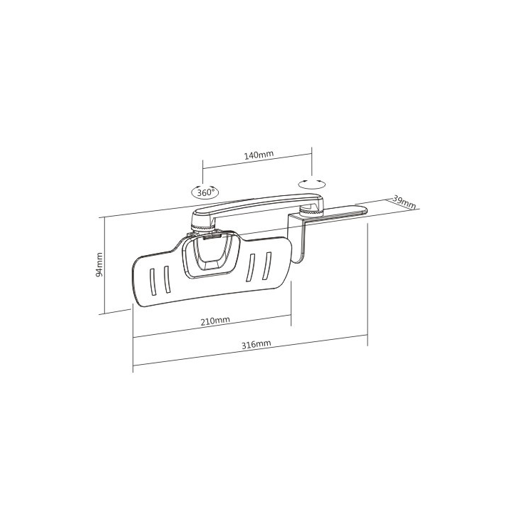Dokumente am Bildschirm platzieren | für ergonomische Haltung