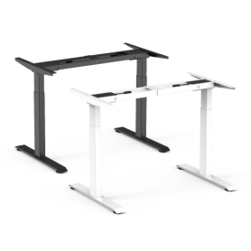 Höhenverstellbares Tischgestell (70-120 cm) weiss oder schwarz (ohne Tischplatte)