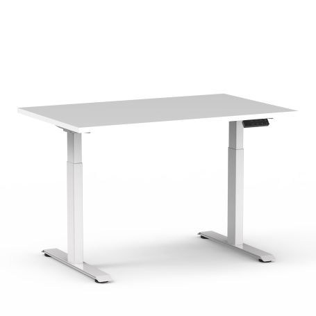 Piètement réglable blanc ou noir en hauteur 70-120 cm avec dessus de table