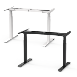 Bureau réglable en hauteur électrique sans dessus de table | Avec option de montage