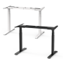 Telaio scrivania bianco o nero regolabile in altezza 60-125 cm SUVA conform (senza piano del tavolo)