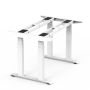 Telaio scrivania bianco regolabile in altezza 60-125 cm SUVA conform e estremamente stabile (senza piano del tavolo)