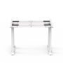 Extrem stabiles, höhenverstellbares Tischgestell (60-125 cm SUVA konform) weiss (ohne Tischplatte)