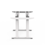 Extremely stabel height-adjustable table frame 60-125 cm SUVA complian white (without tableplate)
