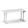 Telaio scrivania bianco regolabile in altezza 60-125 cm SUVA conform e estremamente stabile con piano del tavolo