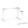 Zusätzliches Bein zu Tischgestell DESK-W-08 (60-125 cm SUVA konform) weiss (ohne Tischplatte)