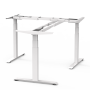 Piede aggiuntivo per la struttura della scrivania DESK-W-08 bianca in altezza 60-125 cm SUVA conform (senza piano del tavolo)