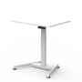 Elektrisch höhenverstellbarer Tisch ergonom-isch ag batteriebetrieben ultraleise, montiert geliefert
