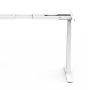 Piede aggiuntivo per la struttura della scrivania DESK-W-08 bianca in altezza 60-125 cm SUVA conform (senza piano del tavolo)