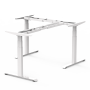 Electric height-adjustable angle table frame 90° (60-125 cm SUVA compliant) DESK-12 white (without tableplate)