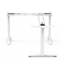 Telaio per tavolo angolare 90° regolabile in altezza 60-125 cm SUVA conform DESK-12 bianco (senza piano del tavolo)