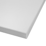 Bureau réglable en hauteur 70-118 cm blanc avec dessus de table blanc