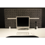 Separation Screen 118x60cm grey for desk