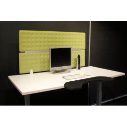 Trennwand 118x60cm lime für Schreibtisch