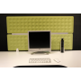 Separation Screen 118x60cm lime for desk