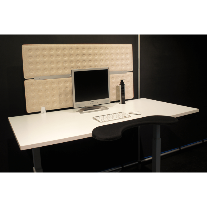 Séparateur 118x60cm beige pour bureau