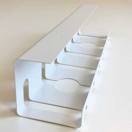 Cable tray black, white or gray