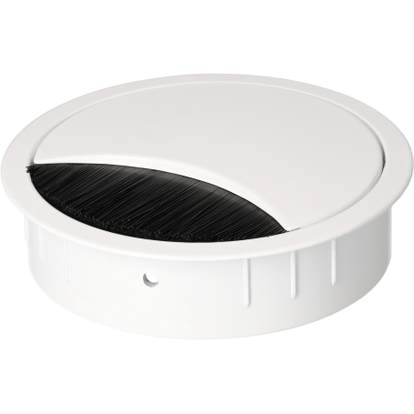 White cable grommet, 80 mm,