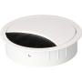 White cable grommet, 80 mm,