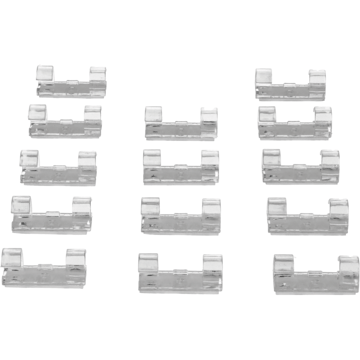Clip pour câble transparent